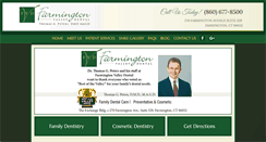Desktop Screenshot of farmingtonvalleydental.com